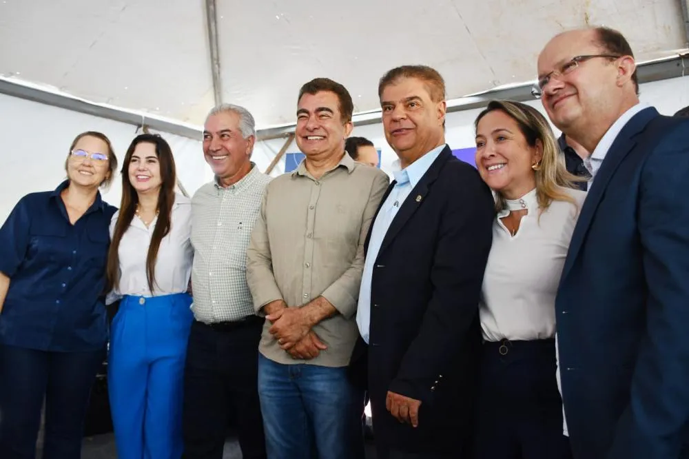 Lia Nogueira acompanha governador em entregas e lançamentos de obras em Dourados 